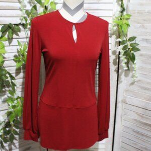 Lauren Ralph Lauren Women’s Red Tunic Top (912)